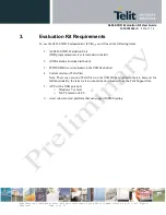 Preview for 13 page of Telit Wireless Solutions SL869-3DR User Manual