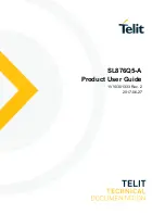 Предварительный просмотр 1 страницы Telit Wireless Solutions SL876Q5-A Product User Manual