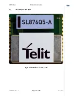 Предварительный просмотр 16 страницы Telit Wireless Solutions SL876Q5-A Product User Manual