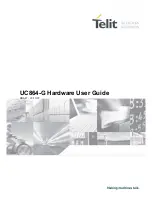 Telit Wireless Solutions UC864-G Hardware User'S Manual предпросмотр