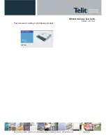 Предварительный просмотр 2 страницы Telit Wireless Solutions UC864-G Hardware User'S Manual