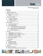 Предварительный просмотр 3 страницы Telit Wireless Solutions UC864-G Hardware User'S Manual