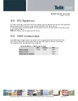 Предварительный просмотр 60 страницы Telit Wireless Solutions UC864-G Hardware User'S Manual