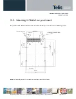 Предварительный просмотр 64 страницы Telit Wireless Solutions UC864-G Hardware User'S Manual