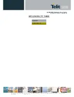 Предварительный просмотр 2 страницы Telit Wireless Solutions UL865N3G Hardware User'S Manual