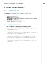 Предварительный просмотр 31 страницы Telit Wireless Solutions WE866C Series User Manual