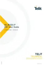 Preview for 1 page of Telit Wireless Solutions WL865E4-P User Manual