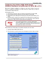 Preview for 15 page of Telkom ADSL 5102G Quick Start Manual