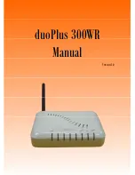 Предварительный просмотр 1 страницы Telkom duoPlus 300WR Manual