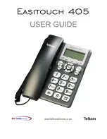 Предварительный просмотр 1 страницы Telkom EasiTouch 405 User Manual