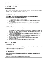 Preview for 12 page of Telkom OPTICON MICRO Installation & Operation Manual