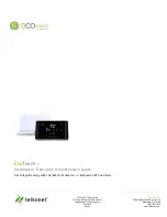 Telkonet ecosmart EcoTouch+ Installation, Operation, Maintenance Manual предпросмотр