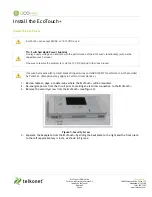 Preview for 12 page of Telkonet ecosmart EcoTouch+ Installation, Operation, Maintenance Manual