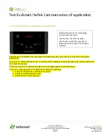 Preview for 19 page of Telkonet ecosmart EcoTouch+ Installation, Operation, Maintenance Manual