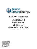 Предварительный просмотр 1 страницы Telkonet SS5200 Installation & Maintenance Manualbook