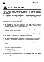 Preview for 10 page of tell Compact GSM II Quick Manual For Installers