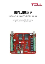 Предварительный просмотр 1 страницы tell DUALCOM SIA IP Installation And Application Manual