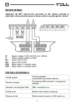 Предварительный просмотр 4 страницы tell Gate Control 20 Quick Manual For Installers