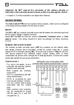 Предварительный просмотр 2 страницы tell Gate Control PRO Quick Manual For Installers