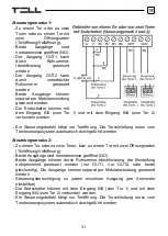 Предварительный просмотр 31 страницы tell Gate Control PRO Quick Manual For Installers