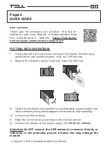 Preview for 1 page of tell Pager4 PRO Series Quick Manual