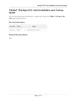 Preview for 4 page of Tellabs FlexSym OLT-mini Installation And Manual