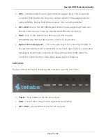 Preview for 10 page of Tellabs FlexSym ONT205 Installation Manual