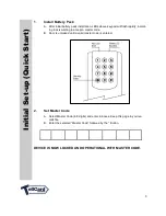 Preview for 3 page of TellCard Systems EGT/E6291(2) KB(2) Programming Manual