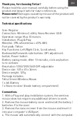 Preview for 2 page of tellur green TLL491161 User Manual