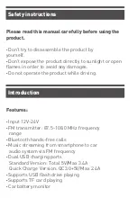 Preview for 2 page of Tellur FMT-B7 User Manual