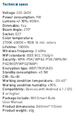 Preview for 2 page of Tellur TLL331341 User Manual