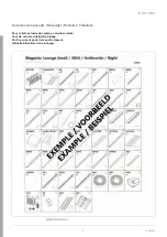 Preview for 3 page of telluria DUO 3336 Assembly Instructions Manual