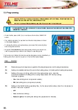 Preview for 30 page of Telme EVOPASTO 120 Operating And Maintenance Manual