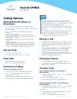 Preview for 3 page of TELNET Yealink CP965 User Manual