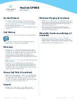 Preview for 4 page of TELNET Yealink CP965 User Manual