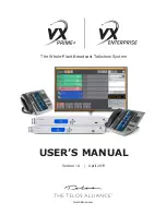 Telos Alliance VX Enterprise User Manual preview