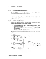 Preview for 12 page of Telos Digital Hybrid Telephone Interface  100 Delta User Manual