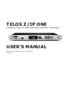 Telos Z/IP ONE User Manual preview