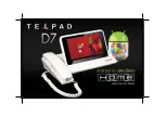Telpad D7 User Manual preview