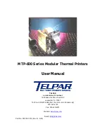 Preview for 1 page of Telpar MTP-600 Series User Manual