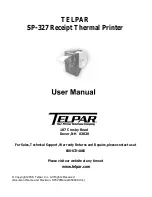 Preview for 1 page of Telpar SP-327 User Manual