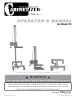 Telpro Cabinetizer 76 Operator'S Manual preview