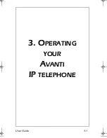 Preview for 21 page of Telrad Connegy AdvanceIP Avanti 3000ip User Manual