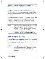 Preview for 7 page of Telrad Connegy Avanti 3025 set User Manual