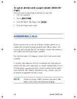 Preview for 20 page of Telrad Connegy Avanti 3025 set User Manual