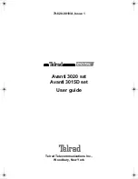 Preview for 2 page of Telrad Avanti 3015D User Manual