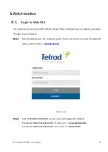 Предварительный просмотр 23 страницы Telrad CPE-12000SG-PRO-1D-3 Series User Manual