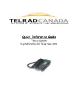 Telrad Digital Station 20 Quick Reference Manual предпросмотр