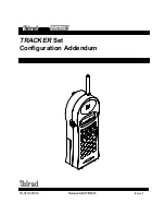 Предварительный просмотр 1 страницы Telrad TRACKER Set Configuration Addendum