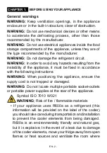 Preview for 3 page of Telsa TSNF371-IX User Manual